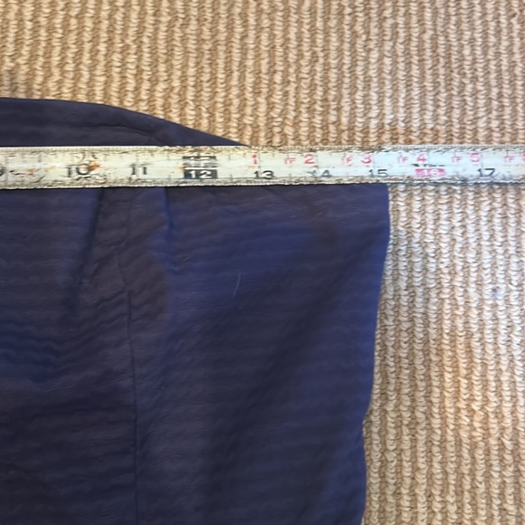 LIKE NEW LILLY PULITZER regency bubble hem navy gold dress size 0 - Picture 8 of 12